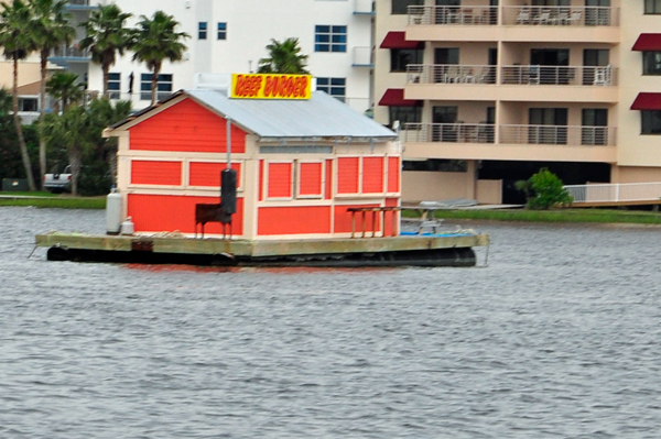 a floating food stand